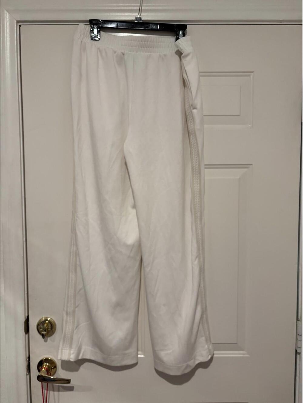 Women's‎ Industry white sweat pants sz XL THREE TINY GREY DOTS #649